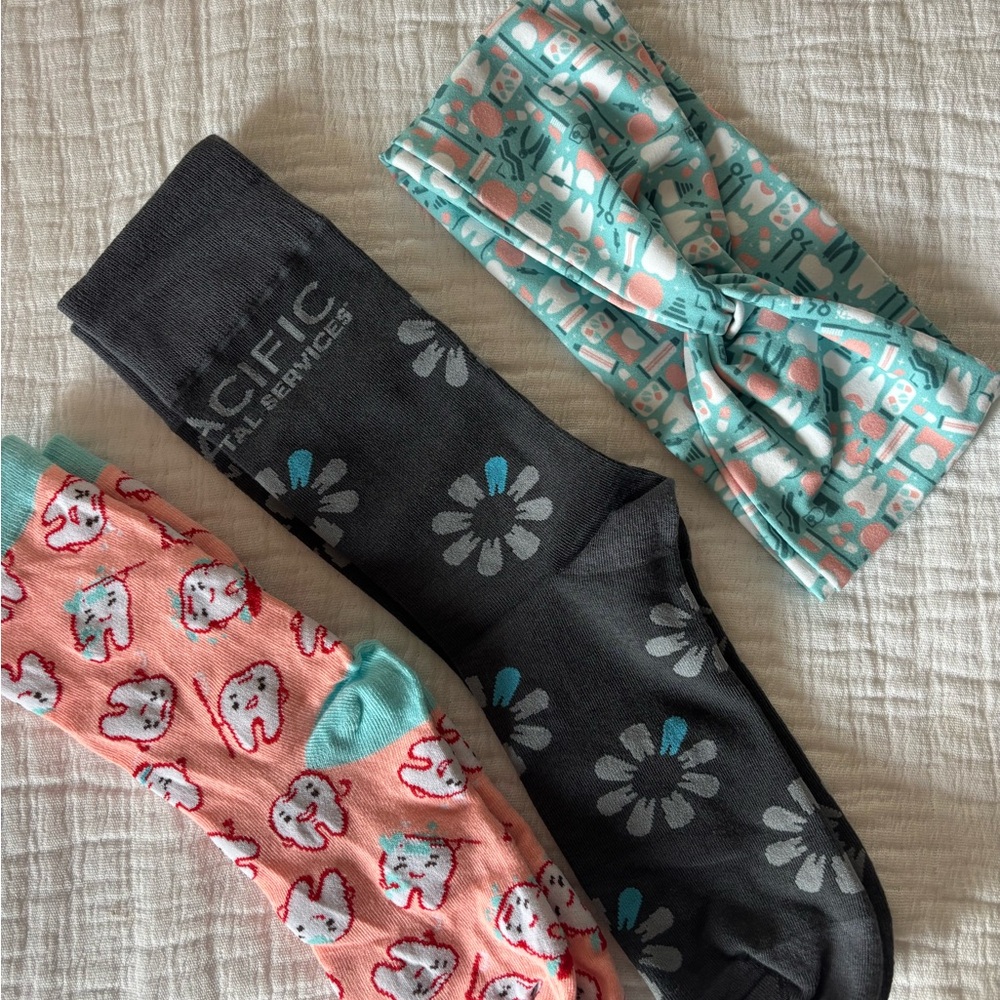 Dental Socks and Accessories Set